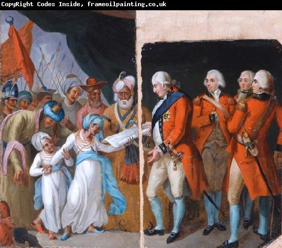 Mather Brown Mather brown lord cornwallis receiving the sons of ipu as hostages